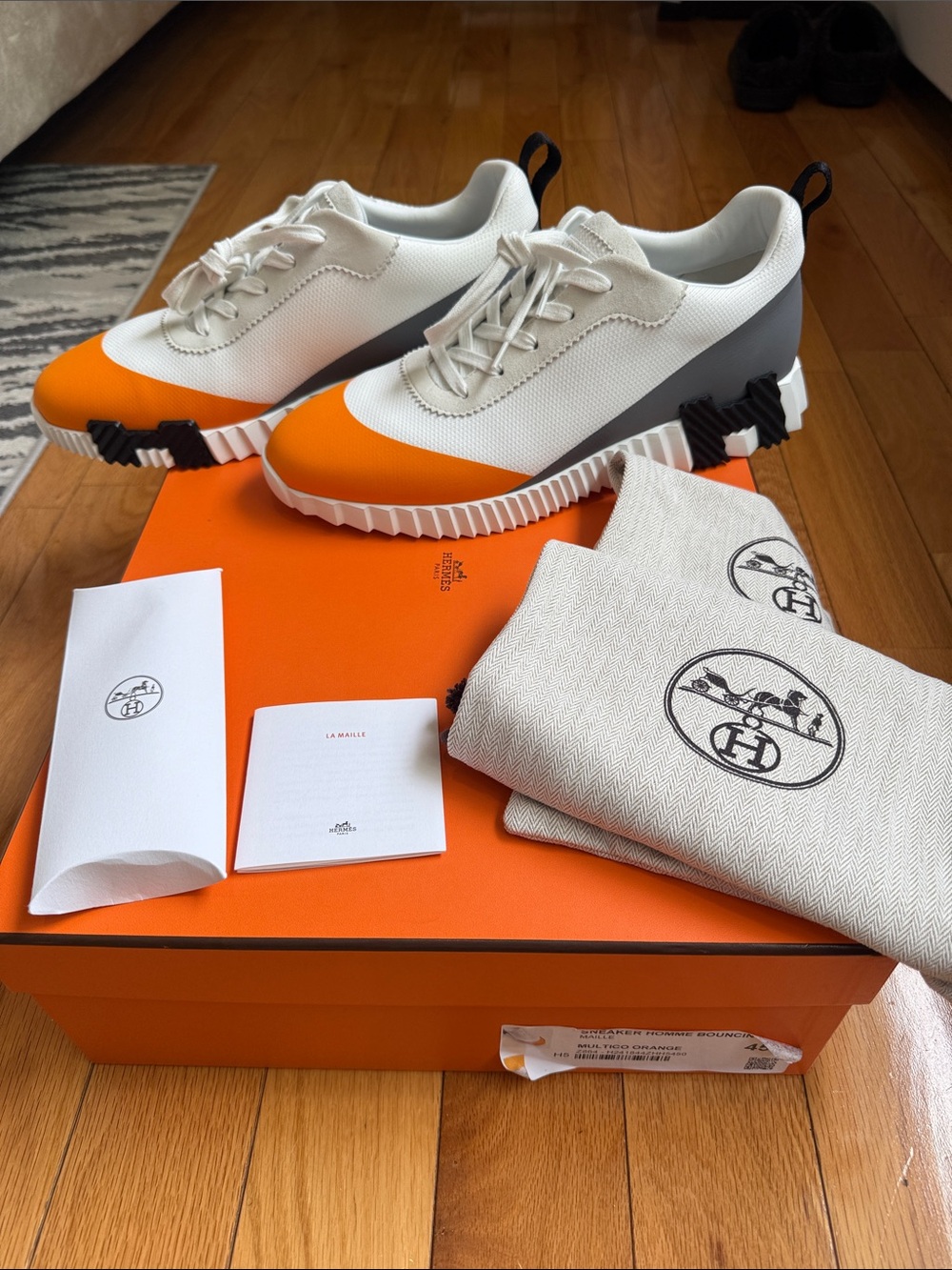 NIB Hermes Bouncing Sneaker Men’s size 45